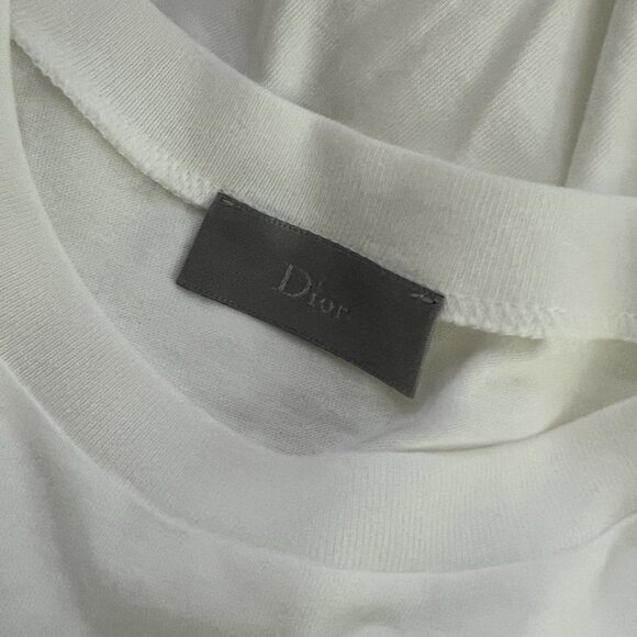 Dior mens front abstract printed pockets tee shirt size XS - Picture 4 of 5